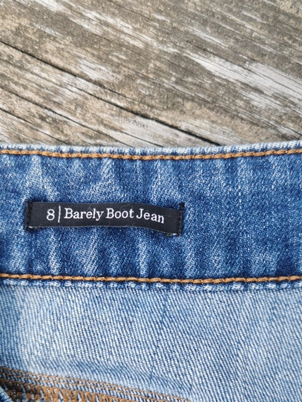 Talbots Women's Blue Barely Boot Medium Wash Straight-Leg Jeans. Size 8 - Picture 3 of 8